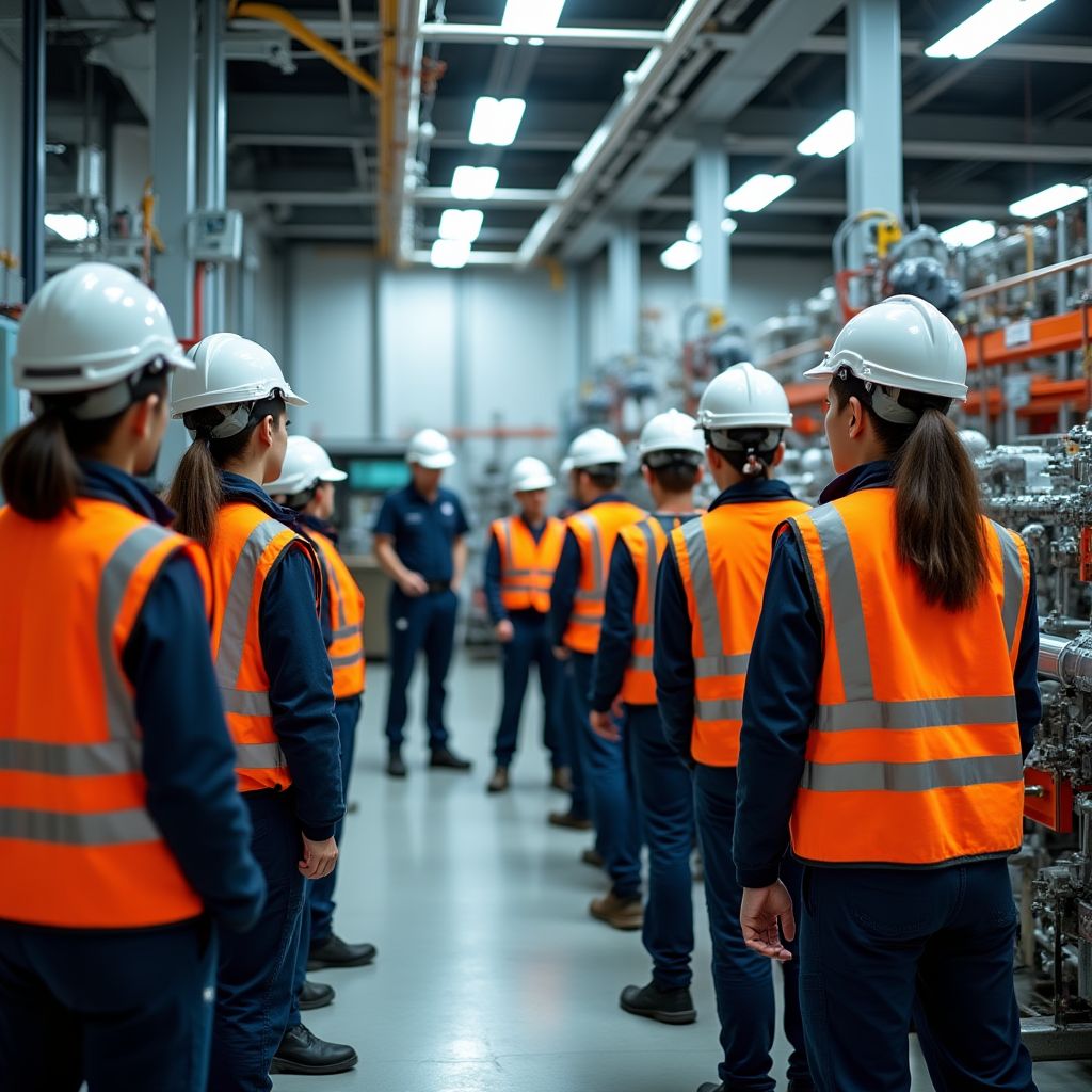 Visita técnica a estación de servicio modelo